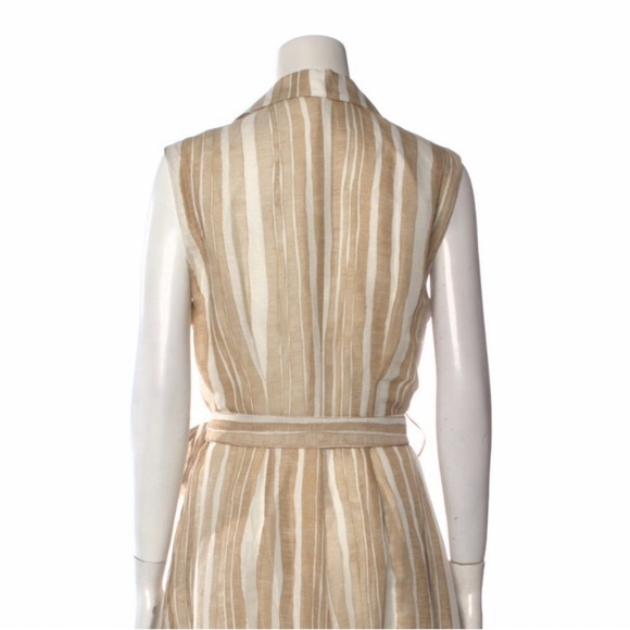 CULT GAIA Sybil Striped Jumpsuit Natural Multi Stripe Size L - Picture 9 of 12